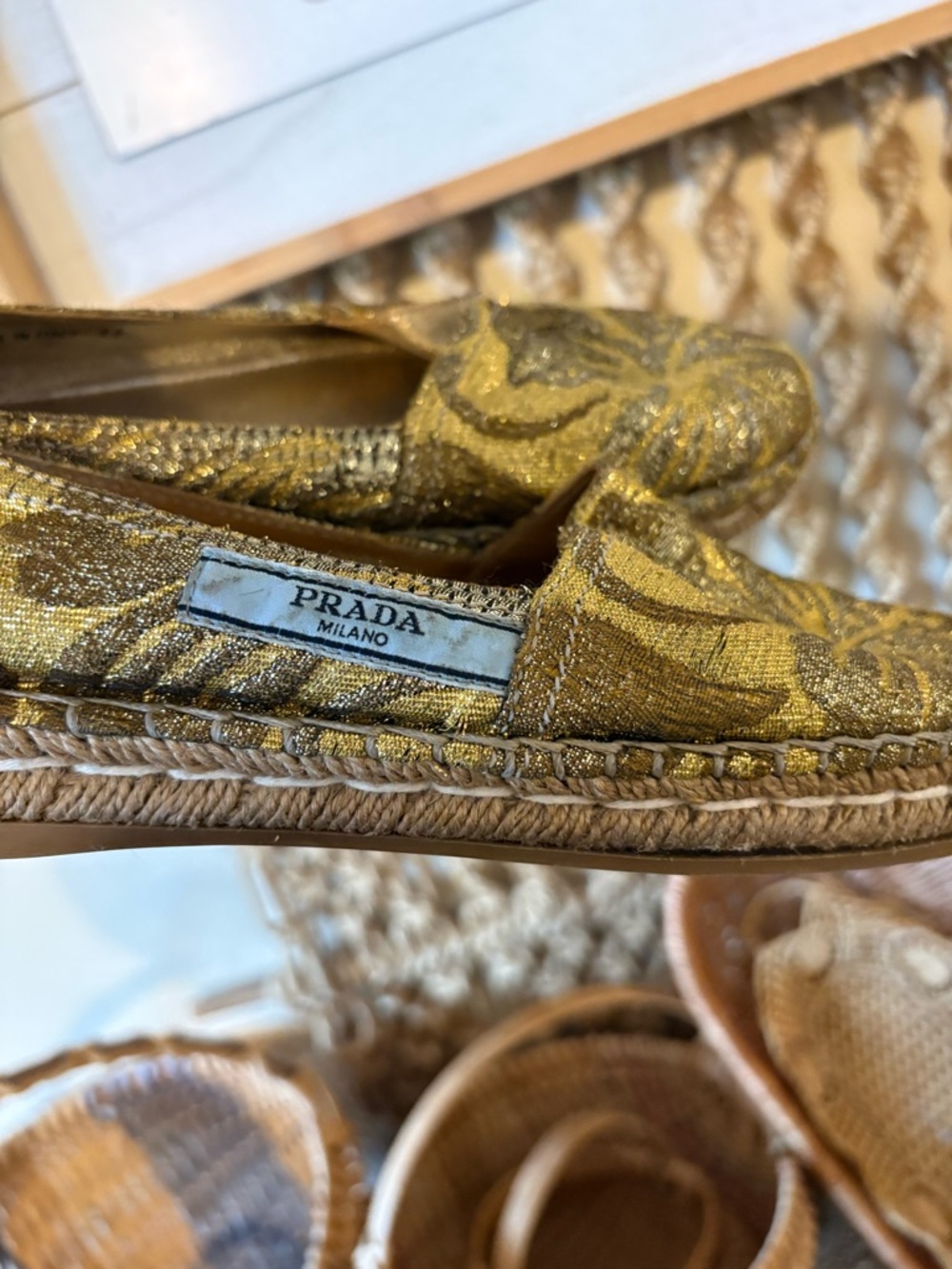 Beautiful PRADA espadrille size 36 - Picture 6 of 10